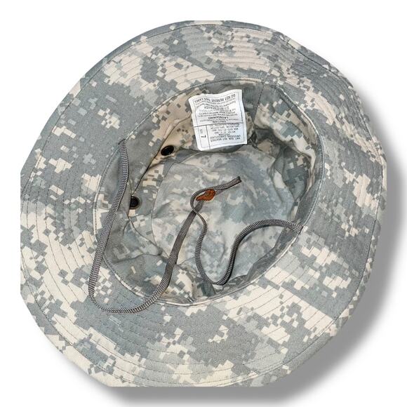 Ready One Industries Boonie Hat Mens Sz 7 Tactical Camo Military Sun Chin Strap - Picture 5 of 10